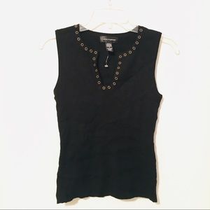 Cable & Gauge Sleeveless Top